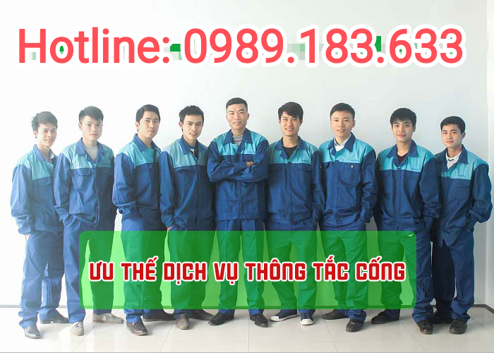 Thông tắc cống sạch tại Hà Nội