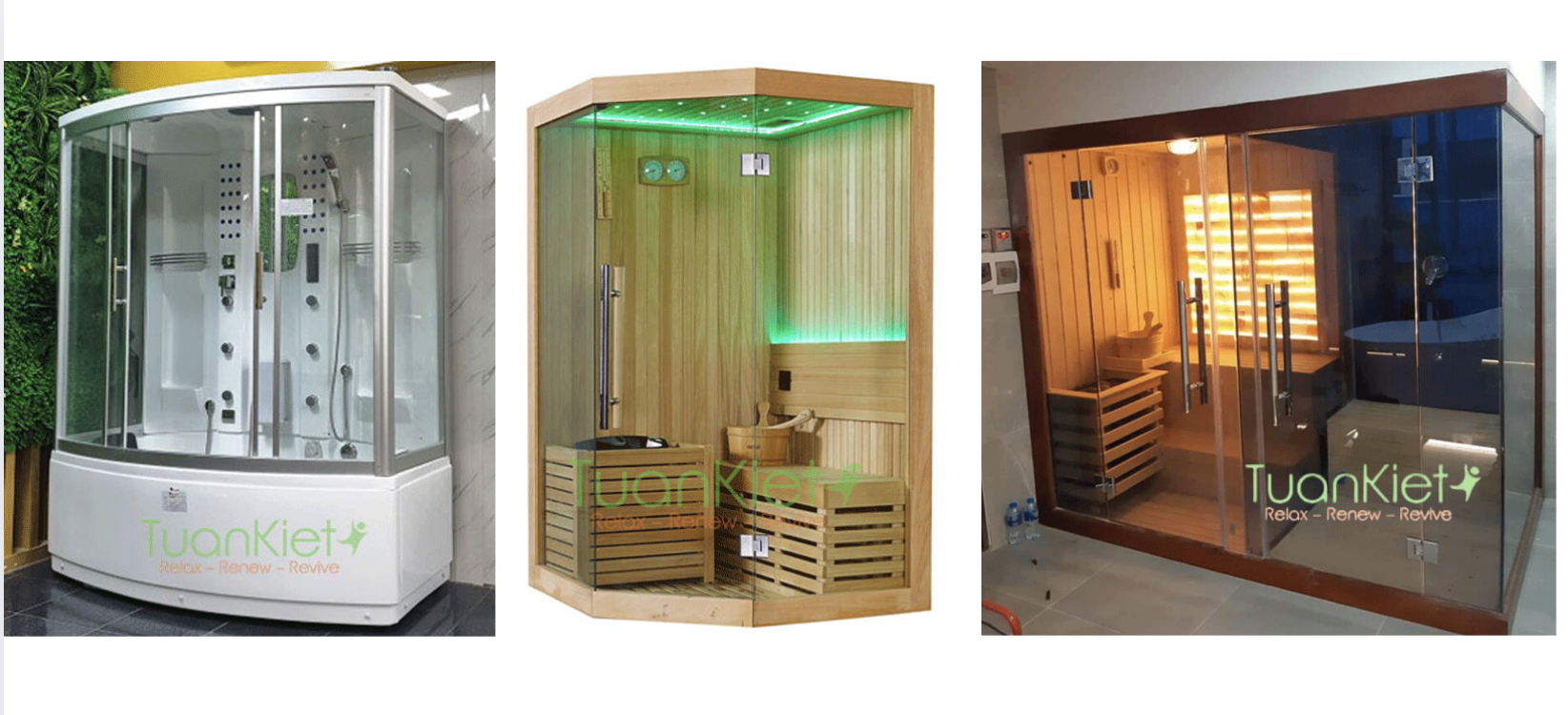 Một số loại phòng xông hơi phổ biến