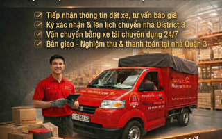 Dịch vụ chuyển nhà quận 3 chuyên nghiệp cùng Moving House