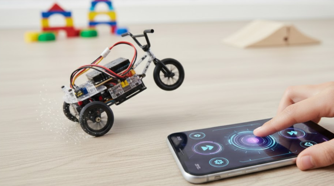 huong-dan-lap-rap-xe-robot-bluetooth-cho-be