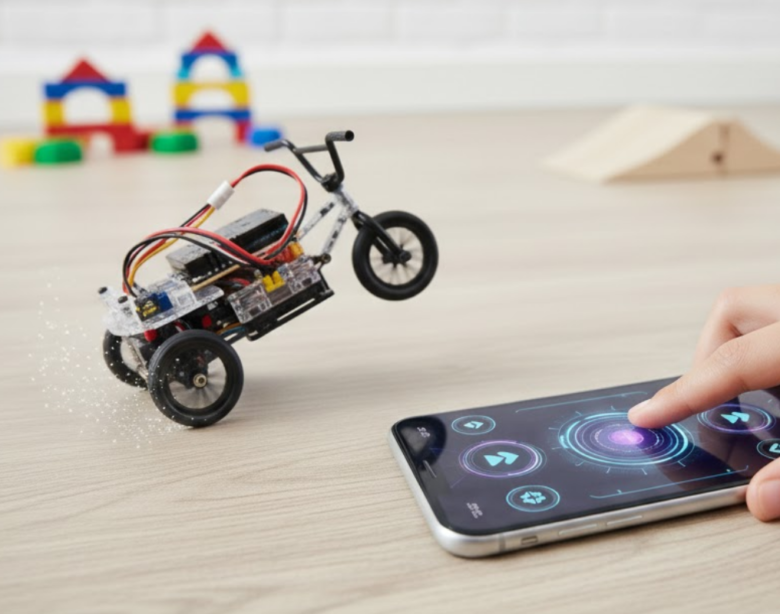 huong-dan-lap-rap-xe-robot-bluetooth-cho-be