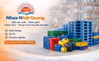 Pallet nhựa chịu lực - chịu tải giá rẻ Nhật Quang