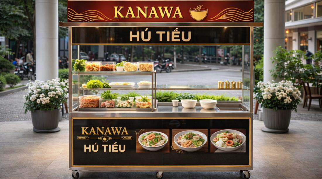 Xe bán hủ tiếu kanawa