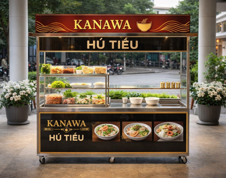Xe bán hủ tiếu kanawa